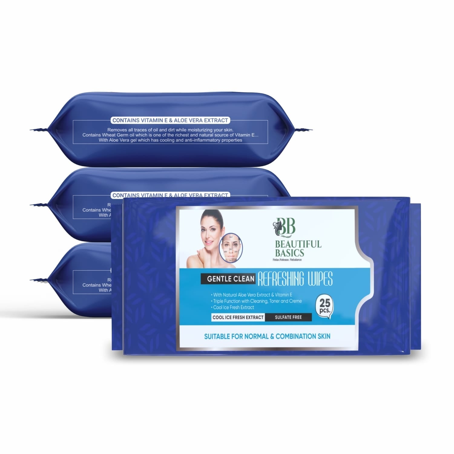 Refreshing Wet Wipes for Face | Facial Cleansing | Refreshing & Skin Hydration| Soothing for skin | pH Balance & Alcohol Free | Nourishing with Fruit extract | 25 Wipes Refreshing Wet Wipes for Face | Facial Cleansing | Refreshing & Skin Hydration| Soothing for skin | pH Balance & Alcohol Free | Nourishing with Fruit extract | 25 Wipes